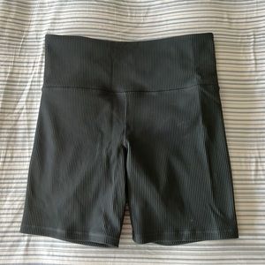 Athleta 7” Ribbed Biker Shorts